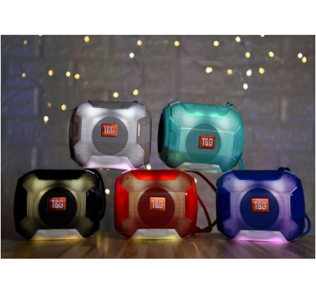 T&G TG-162 Colorful Light Wireless Portable Bluetooth Speaker with Strap