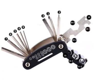 Multi Functional Bike Tool 16 in 1