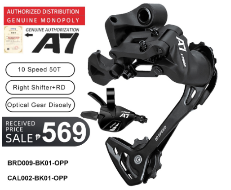 LTWOO A7 10 Speed Groupset Rear Derailleur A7 Rear Derailleur A7 Shifter For Mountain Bike