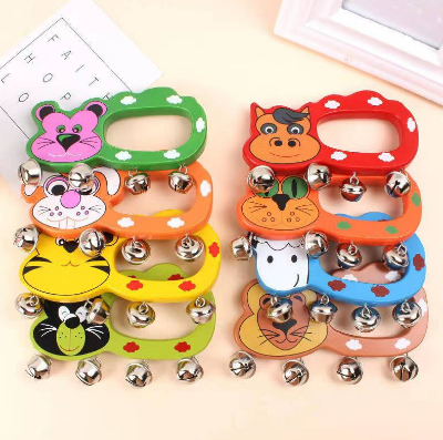 JLT Animal Shape Wooden Rattle