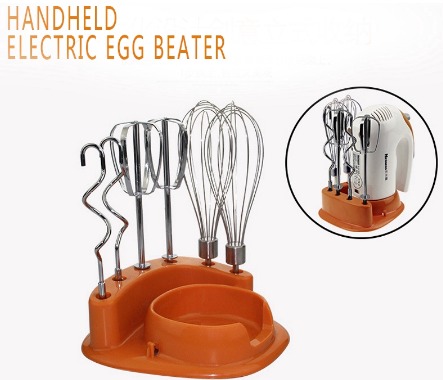 5 Speed Dough Hand Mixer Egg Beater Food Blender Mixer