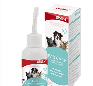 Bioline Ear Wash for Dogs & Cats 50ml