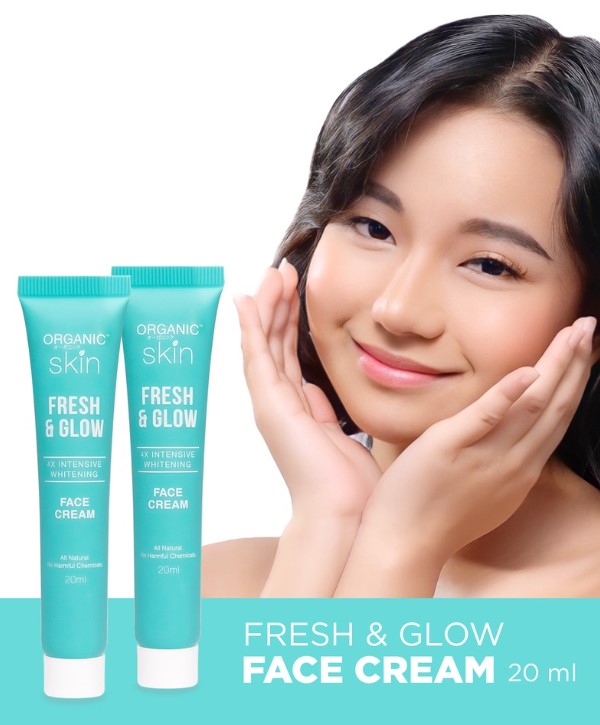 Buy 1 Take 1 Organic Skin Japan Fresh & Glow 4x Intensive Whitening Face Cream 20ml