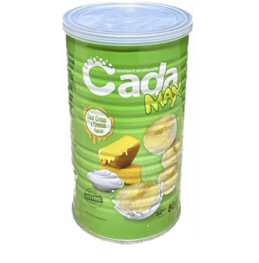 Cada Max Sour Cream and Cheese Flavour Corn Snack 80g