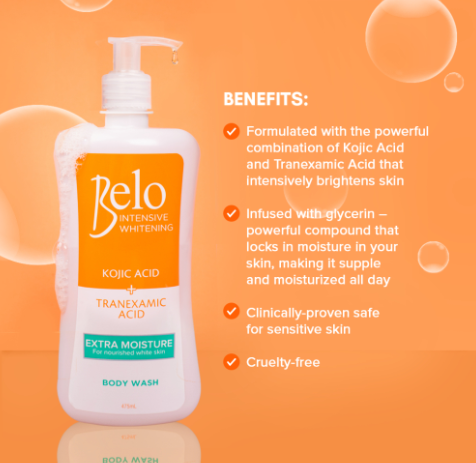 Belo Kojic Extra Moisture Body Wash 475ML