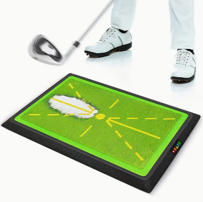 1pc Golf Training Mat For Swing Detection Batting, Golf Trace Detection, Golf Swing Practice Pads