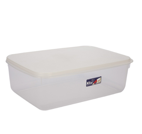 Klio Rectangle Stack Food Keeper Extra Large Pearl White