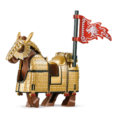 Iron Armored War Horse Block Toys Three Kingdoms No box 20688
