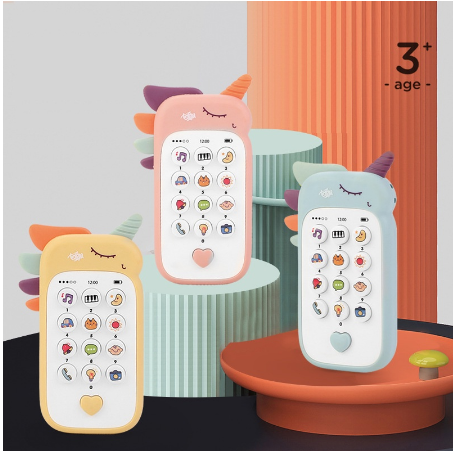 Baby Phone Toys Telephone Teether Music Voice Toy Early Educational Learning Machine Children Gift