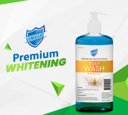 Vunguard Premium Whitening Body Wash - Sea Breeze Scent