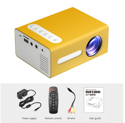 Vinovo T300 Mini Projector 1080P HDMI USB Portable Audio Wireless Projector Home Media Video Player