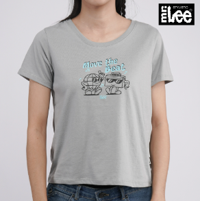 Stylistic Mr. Lee Ladies Basic Tees Boxy Fit 101997 Gray