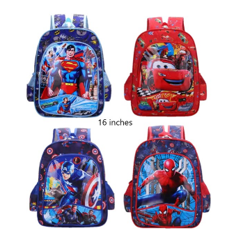 Kids Bag For School Backpack Bagpack Cartoon Cute Spiderman Frozen Style Bag for Boys & Girls Bag