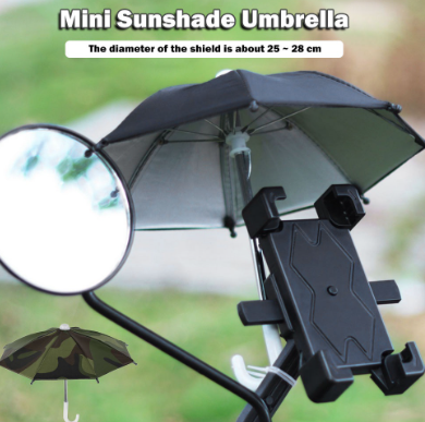 Waterproof Motorcycle Bicycle Phone Holder Protector Umbrel Thicken Accessories Mini Cut Umbrellas