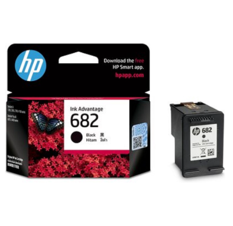 HP 682 Black Original Ink Advantage Cartridge