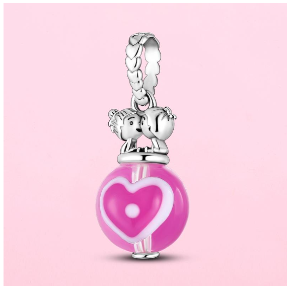 Silver Robot Cat Mummy Rocking Charm Beads for Original Pandora Bracelet Necklace DIY Women's Jewelry Gift 0017