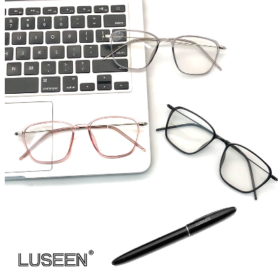 LUSEEN Anti Radiation Eyeglass Photochromic Eye Glasses Anti Rad Eye Glass For Woman And Men AG2214