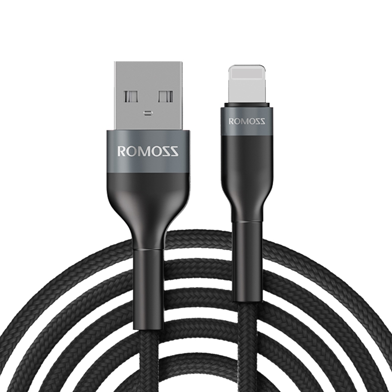 Romoss CB12B USB to Lightn ing Data 2.4A 2M Charging Cable