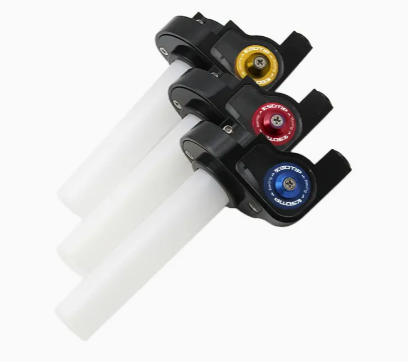 ZSDTRP 22mm/0.86in Motorcycle Racing Aluminum Visible Quick Twist Gas Throttle Settle Grips Dirt Pit Bike ATV UTV XR50 CRF50 KLX