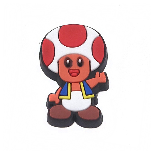 Cute Mushroom Flower Jibbitz for Crocs Pin Super Mario Game Croc Jibbits Star Shoe Charms Dragon Jibits Charm Men Shoes Accessories M17