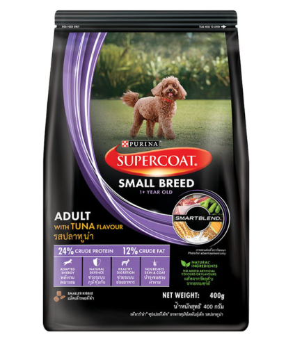 Purina Supercoat Tuna Dry Dog Food  400g
