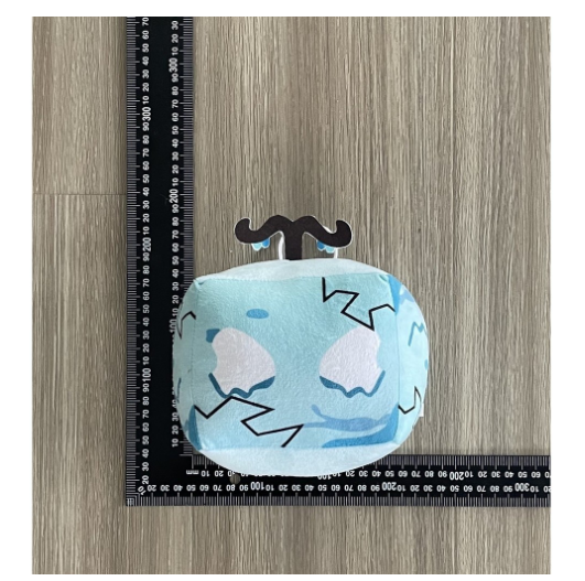 Blox Fruits Plush Toys Blox Fruits Game Peripheral Fruit Leopard Print Box Plush Toy Purple Box Doll B19