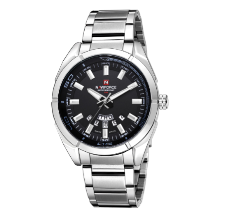 Naviforce NF9038 Men Top Brand Full Steel Waterproof Casual Quartz Date Sport Military Wrist Watch 009