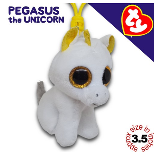 TY Key Clips-Chains Bag Charm Hanging Plushie Stuffed Toy Collection 1 PCC44