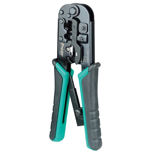 Pro'sKit CP-376TR 4P/6P/8P Telecom Crimping Tool (190mm)