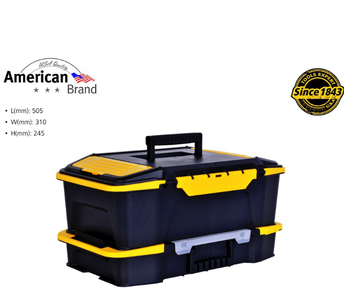 Stanley STSTST19900 Click & Connect 2 in 1 Box Organizer