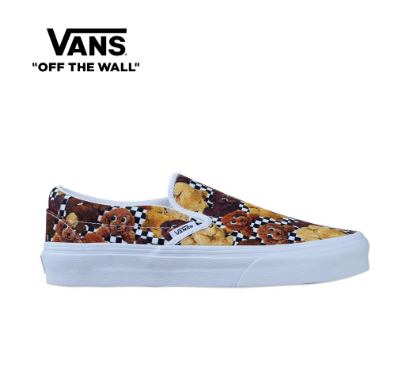 Vans Classic Slip-On Animal Checkerboard Potting Soil Suede Sneakers For Unisex