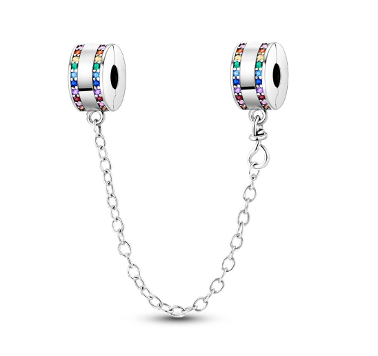 S925 Silver Charm Gorgeous Firework Beads Suitable For Pandora Bracelet Necklace Exquisite Bricolage Jewelry d24