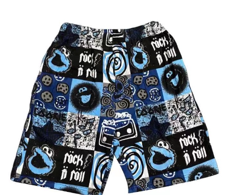 Shorts Print Cotton For Men Plus Size