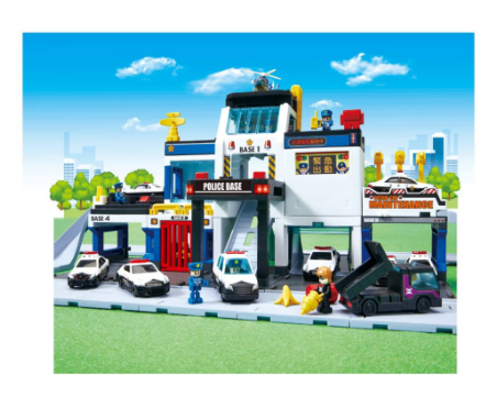 Tomica Town DX Police Base Die-cast