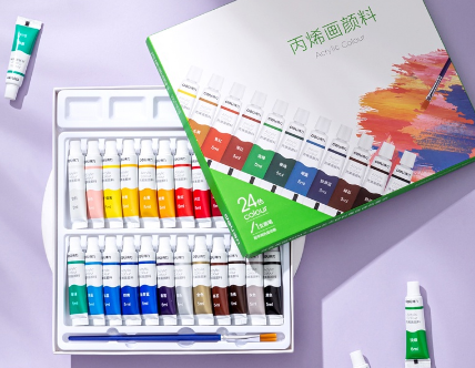 Deli 24/18/12Colors Watercolor Acrylic Painting Set Watercolor School Supplies 73915 73914 73913
