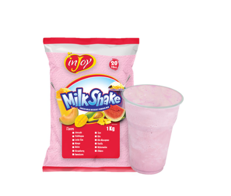 InJoy Strawberry Milk Shake  Milk Shake Powder 1Kg