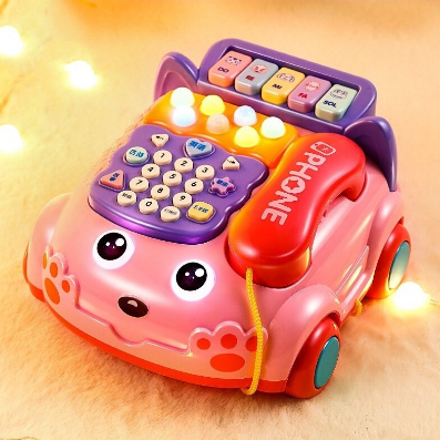 Music Telephone Toys Infant Early Learning Musical Cartoon Phones Toy Kids Education
