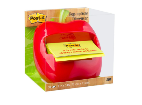 Post It Pop-up Sticky Notes Dispenser - Apple
