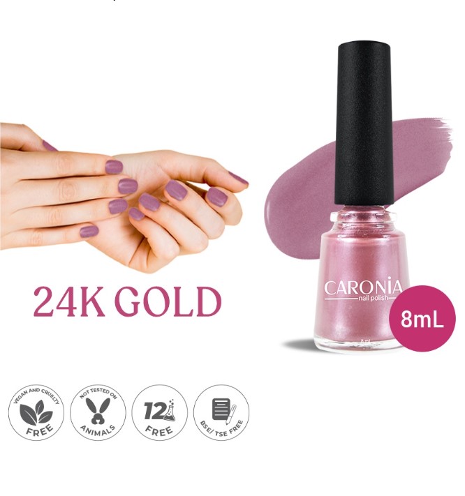 Caronia Nail Polish 24k Gold 8ml