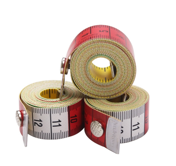 60 Inch Button Tailor Measure Tape Sewing Tools Flat Tape 150CM Body Measuring Tool