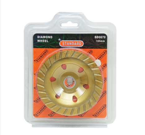 Standard Turbo Diamond Wheel 4INCH/105MM Chrome Vanadium High Quality Hardware Tools (SD0670)