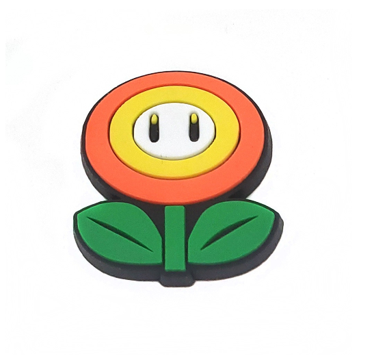 Cute Mushroom Flower Jibbitz for Crocs Pin Super Mario Game Croc Jibbits Star Shoe Charms Dragon Jibits Charm Men Shoes Accessories M5