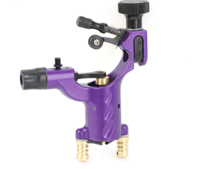 Professional Tattoo Kits Purple Dragonfly Rotary Tattoo Machine Shader & Liner with Grommets Tatto