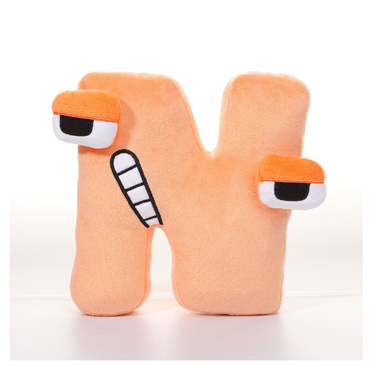 26 PCS Alphabet Lore Plush Toy Stuffed Doll Preschool Educational English ABC Letter Toy Kids Birthday Party Christmas Gift N