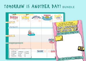 Tomorrow is Another Day Bundle - Planner Notepad by Inky Livie (2 Pcs Planner)