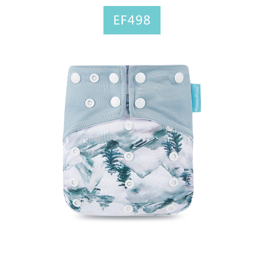 Happyflute Baby Cloth Diapers Double Gusset Washable Cloth Nappy Without Insert HF18