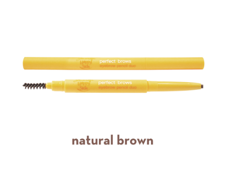 Happy Skin Perfect Brows Eyebrow Pencil Duo in Natural Brown