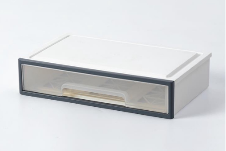 Qubit Level Solo Mini Transparent Stackable Makeup Kit Organizer Holder Drawer