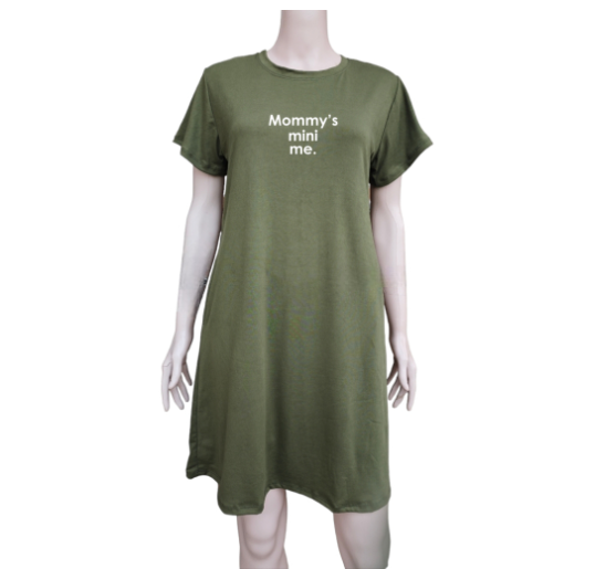 KELA MATERNITY T-SHIRT DRESS FOR ALL MOMMIES FIT TO MEDIUM TO XLARGE BODY FRAME COTTON SPANDEX C2