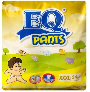 Eq Dry Pants Baby Diapers  XXXL 24's